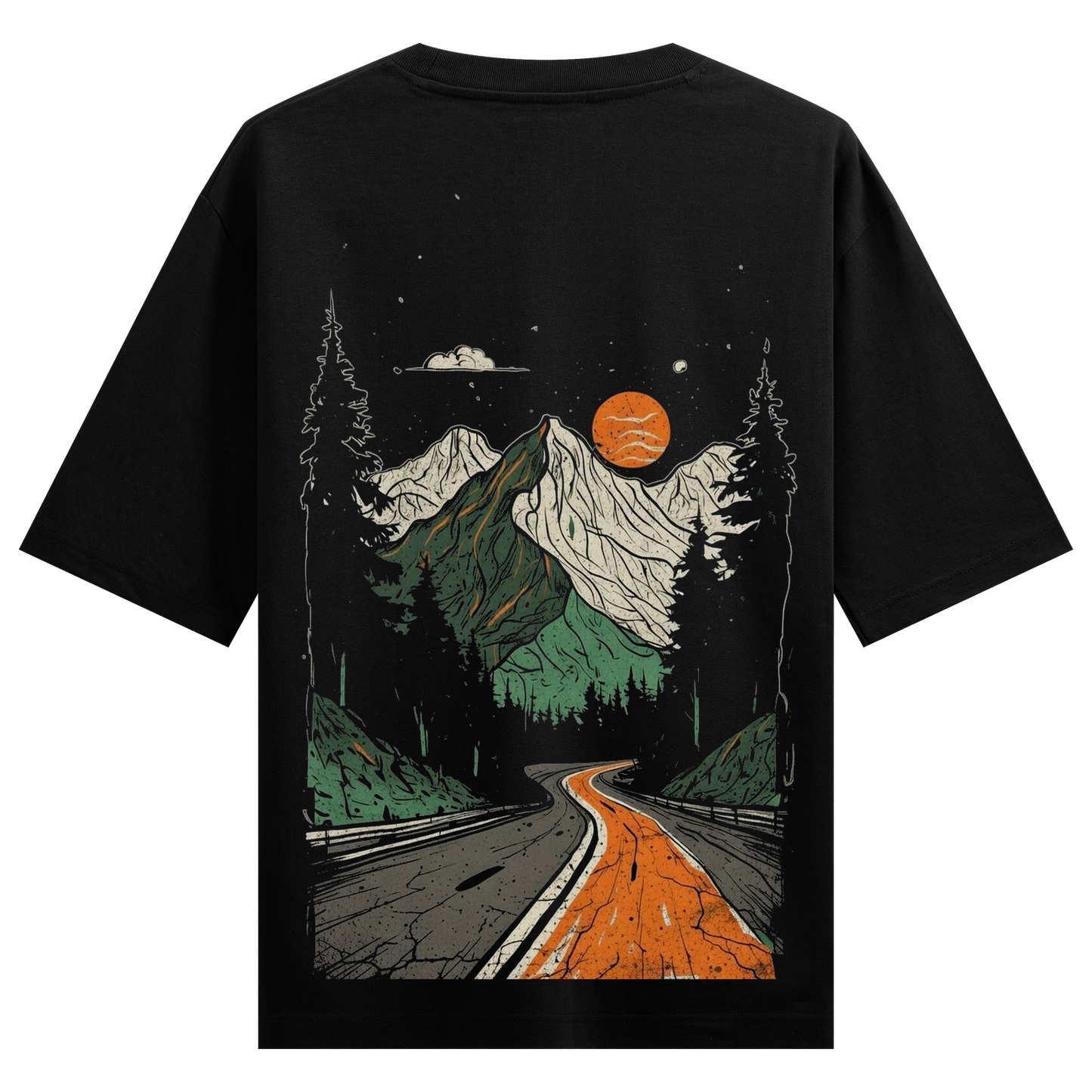 PRDGY Mountain Escape Oversized T-Shirt