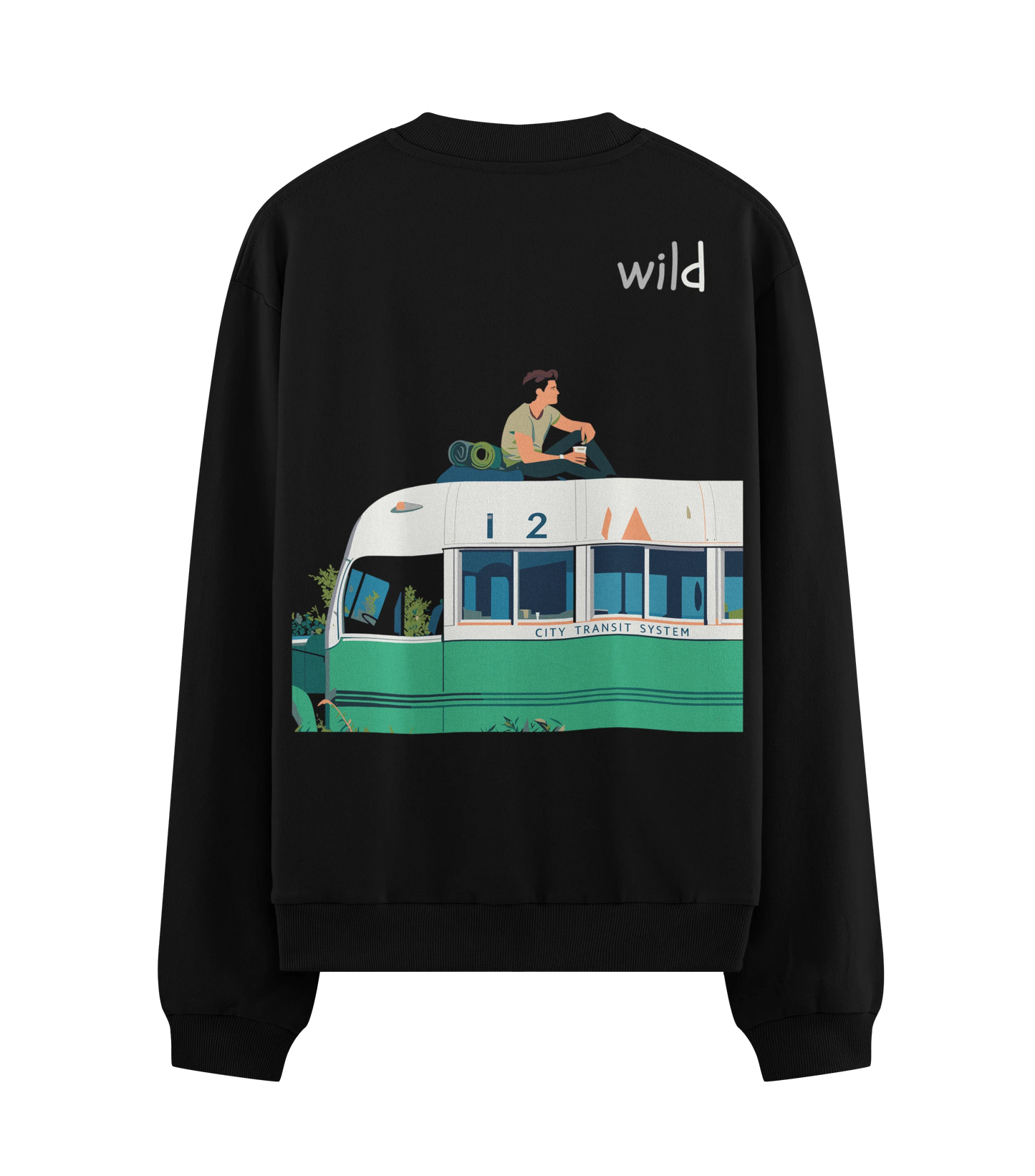 PRDGY Adventure Awaits Oversized Sweatshirt