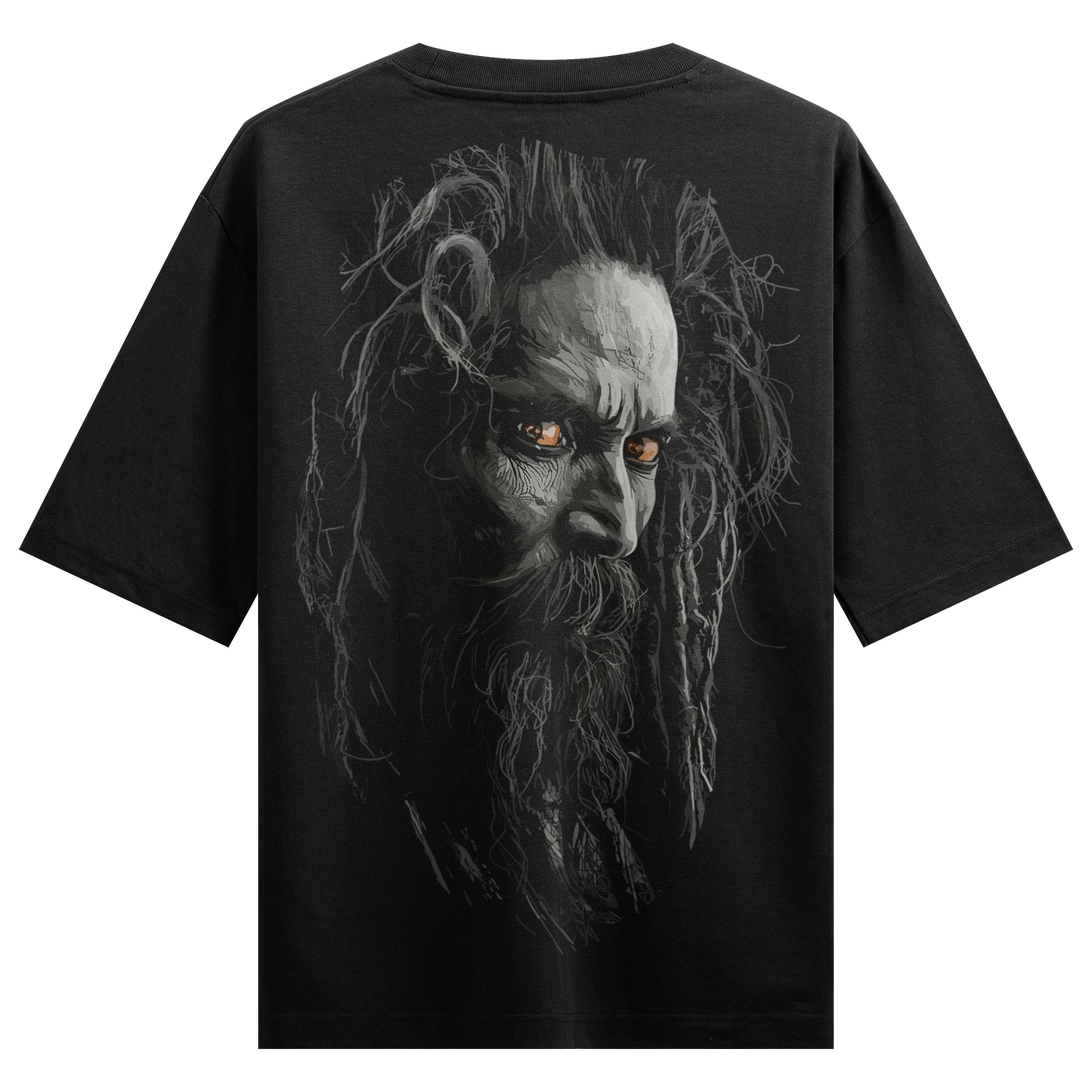 Shiva artwork on PRDGY oversized t-shirt