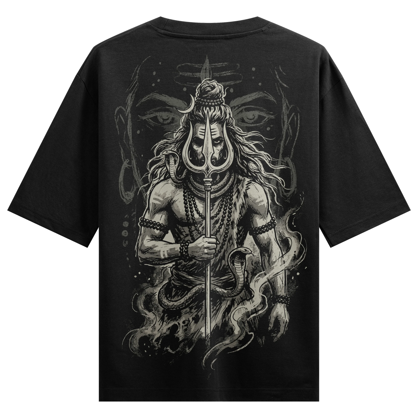 Shiva artwork on PRDGY oversized t-shirt