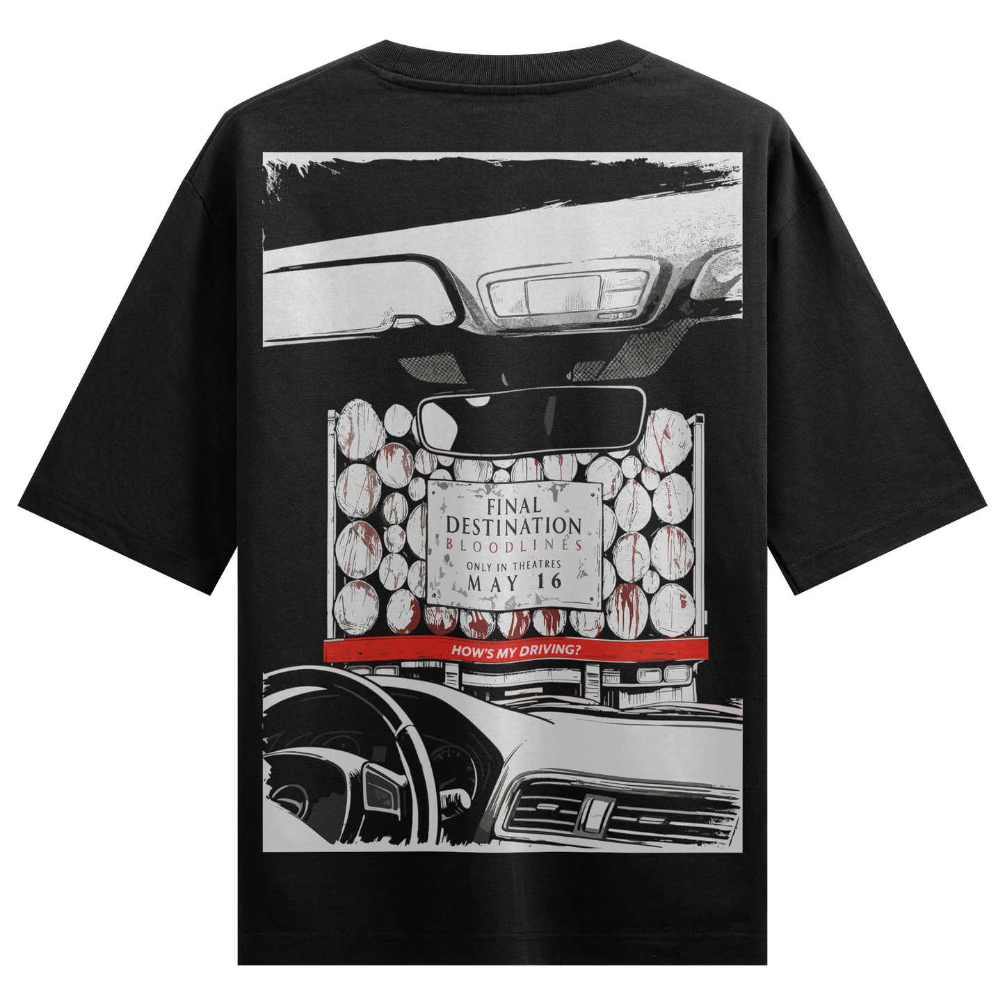 PRDGY Agyaat Bhay Oversized T-Shirt