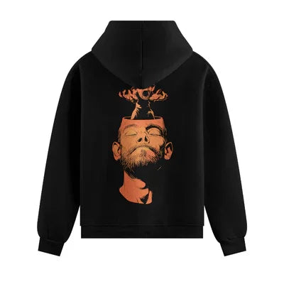 PRDGY Alien in Hypothalamus Oversized Hoodie