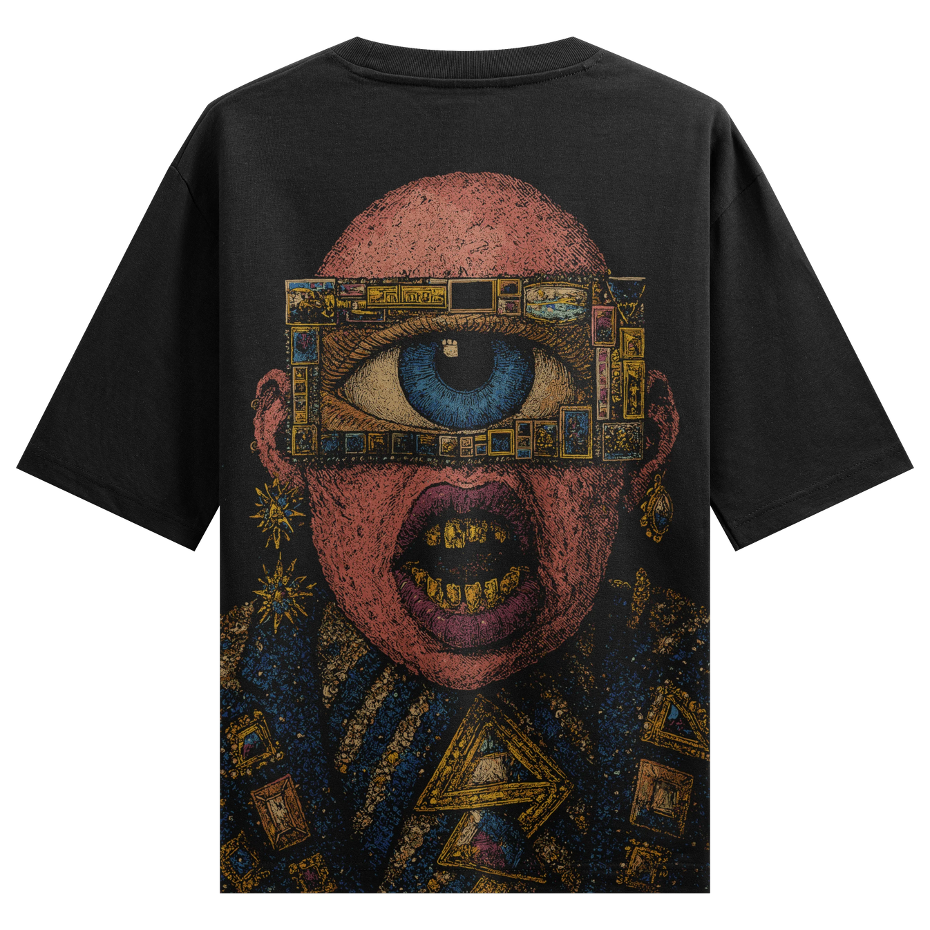 Third Eye artwork on PRDGY oversized t-shirt