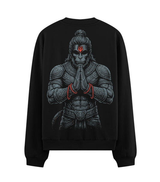 PRDGY Anjaneya Mudra Oversized Sweatshirt