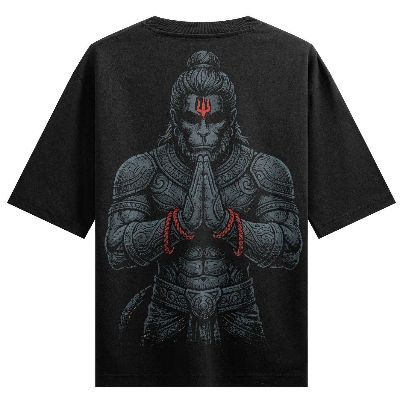 Hanuman artwork on PRDGY oversized t-shirt
