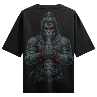 Hanuman artwork on PRDGY oversized t-shirt