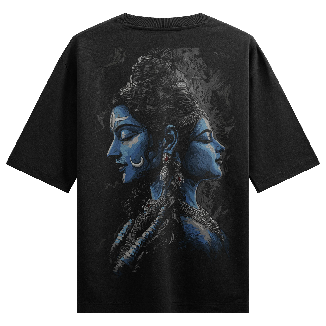 Shiva artwork on PRDGY oversized t-shirt