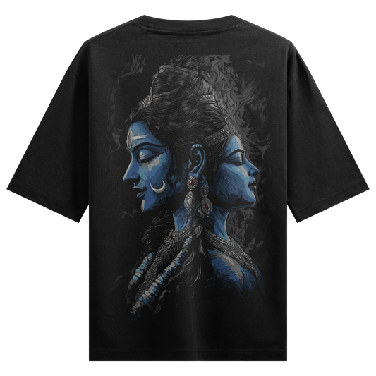 PRDGY Ardhanari Oversized T-Shirt