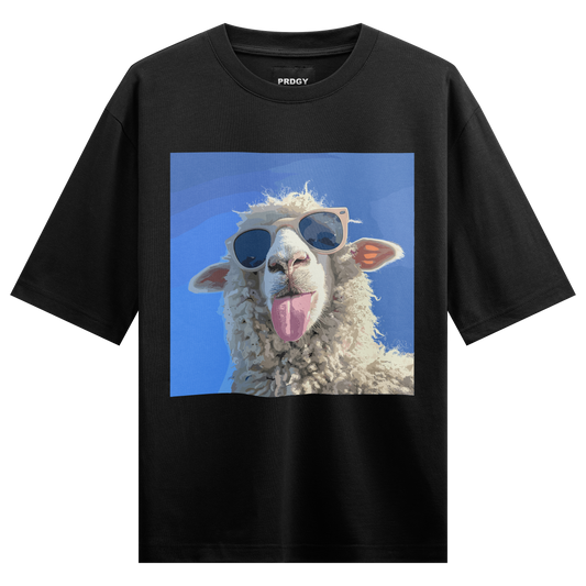 PRDGY BORN TO POST Front Oversized T-Shirt