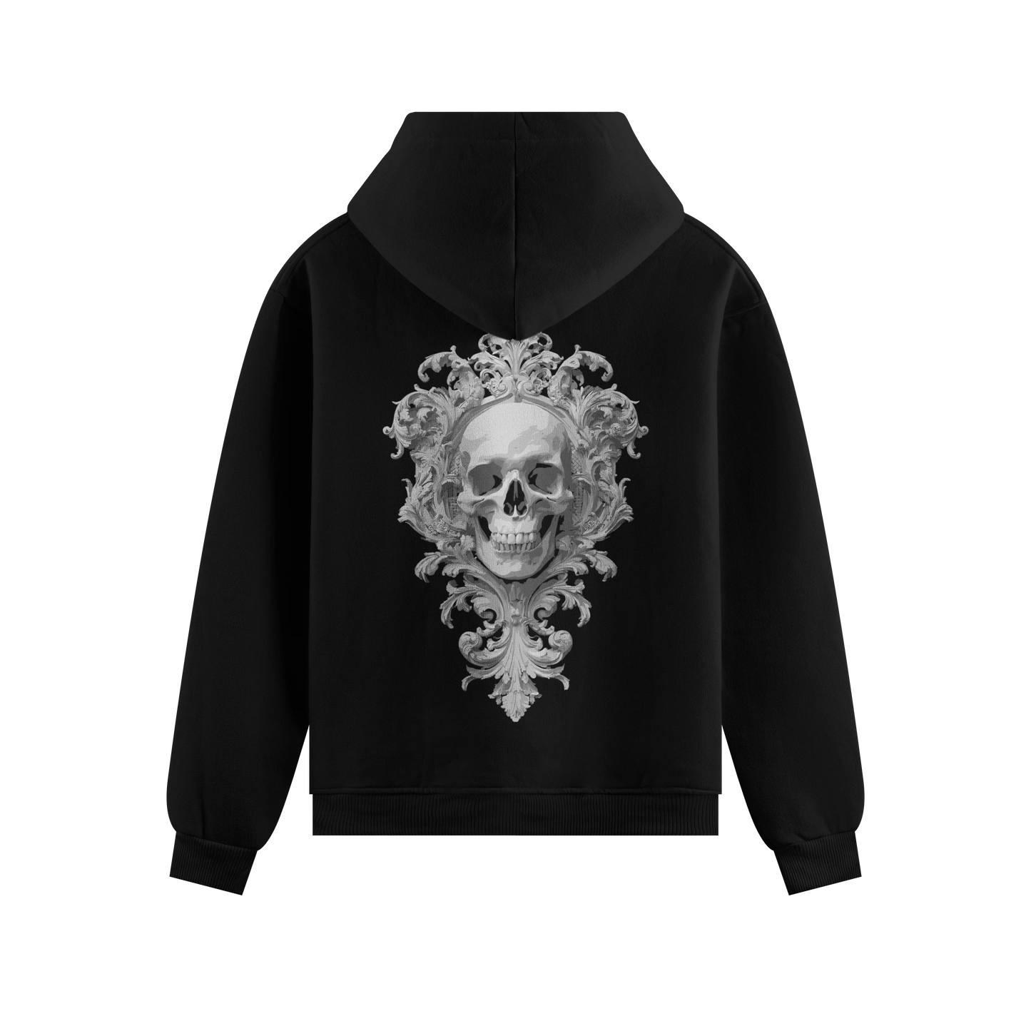 PRDGY Baroque Skull Oversized Hoodie