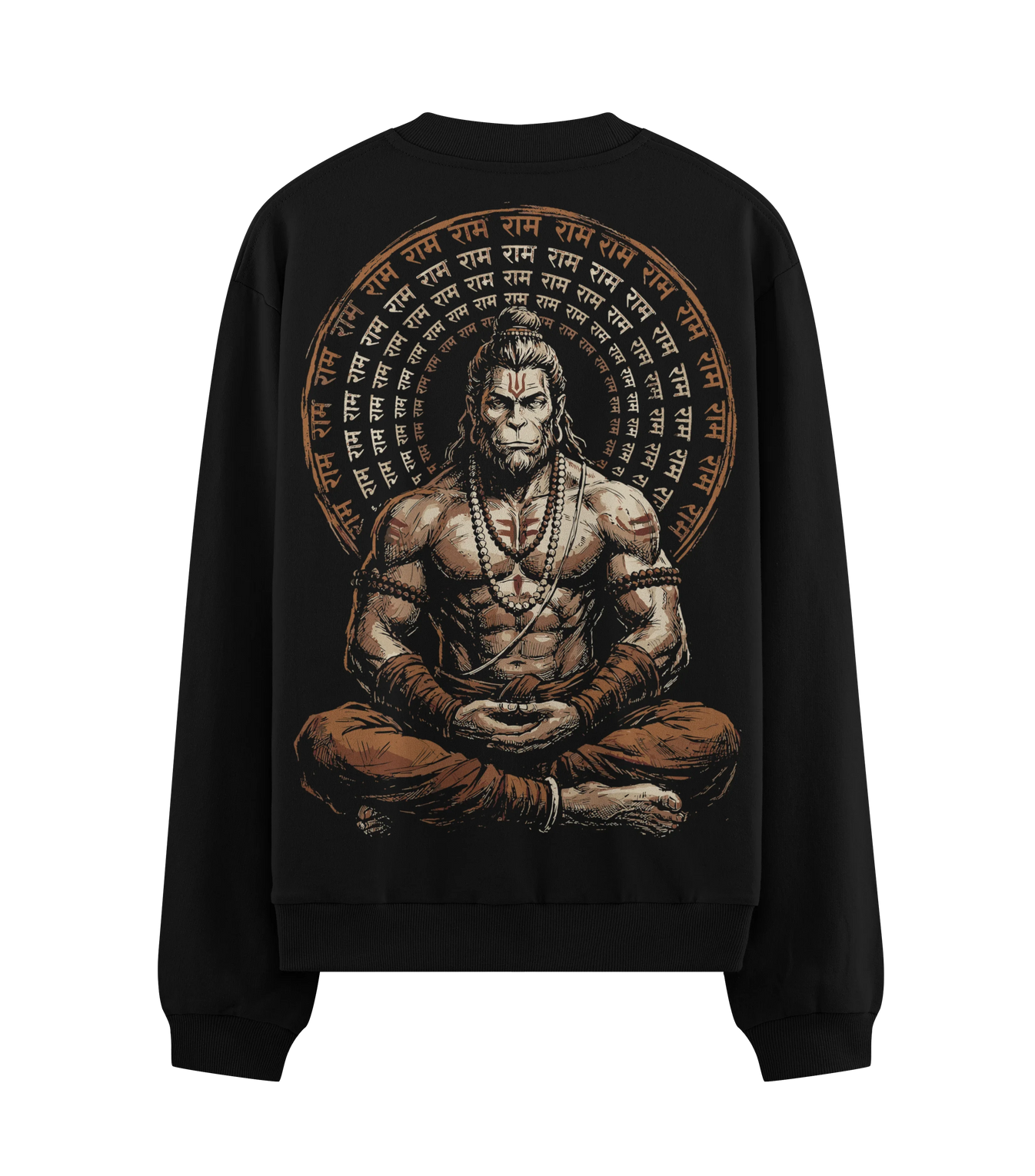 Hanuman artwork on PRDGY sweatshirt