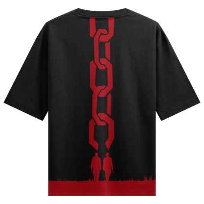 PRDGY Blood Chains Oversized T-Shirt