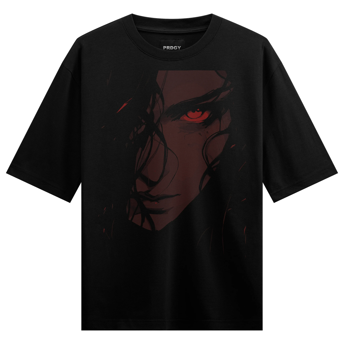 Anime Character artwork on PRDGY oversized t-shirt