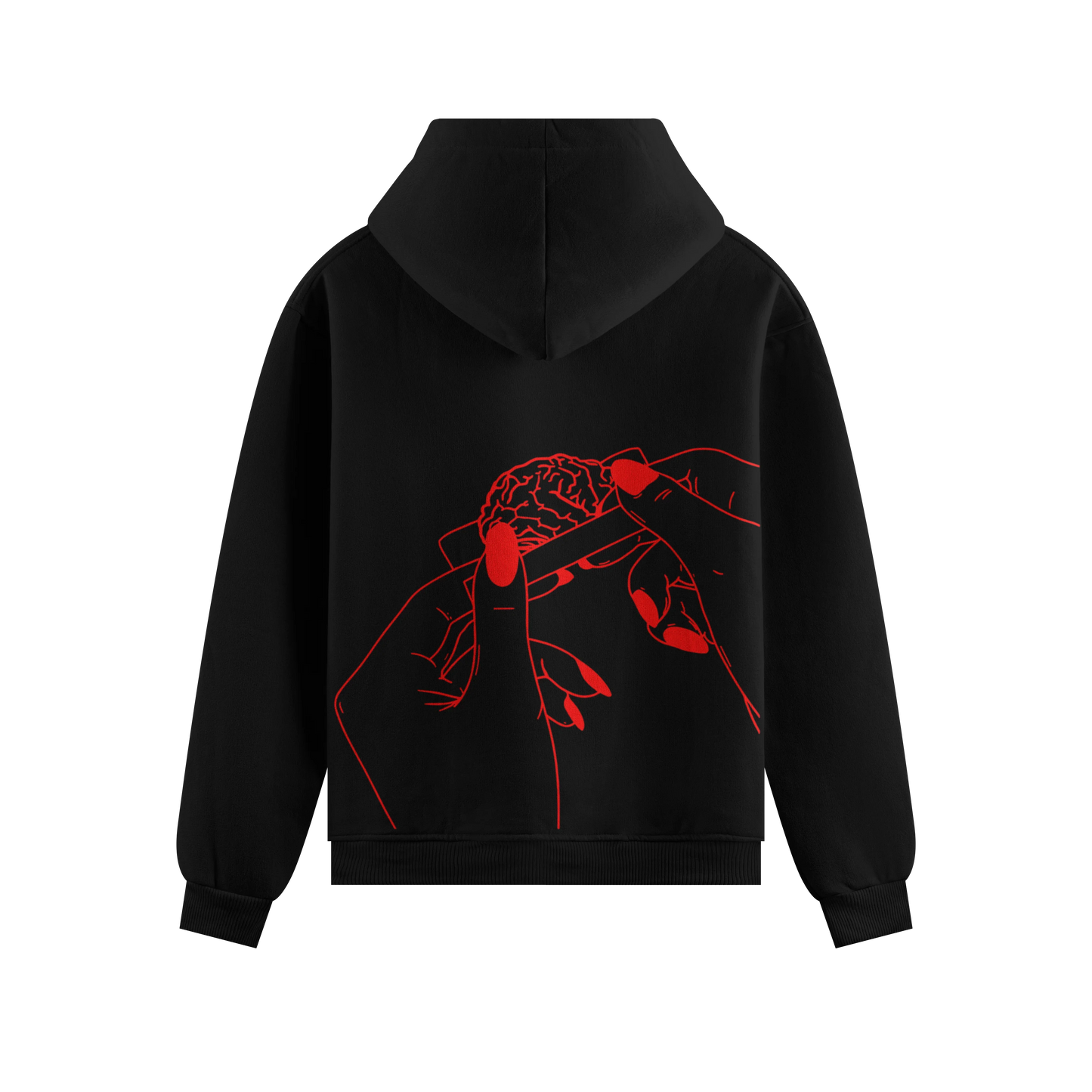 PRDGY Brain Roll Oversized Hoodie