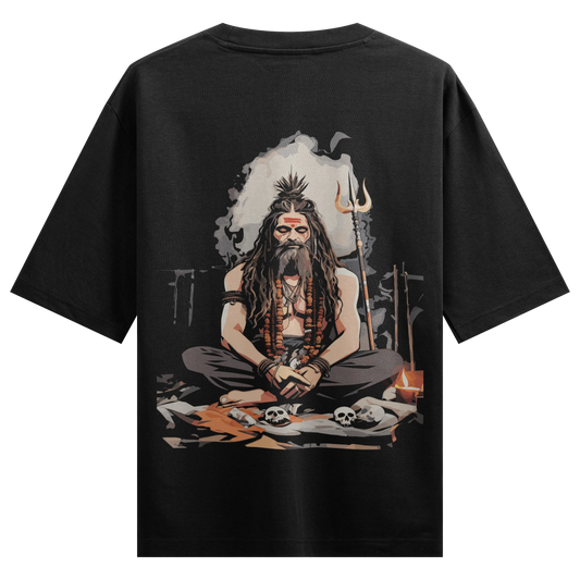 PRDGY Bundailkhandi Baba Oversized T-Shirt
