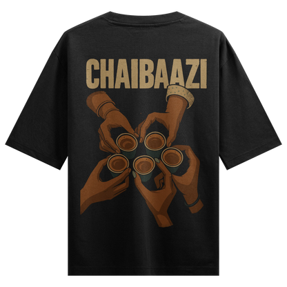 PRDGY CHAI BAAZI Oversized T-Shirt
