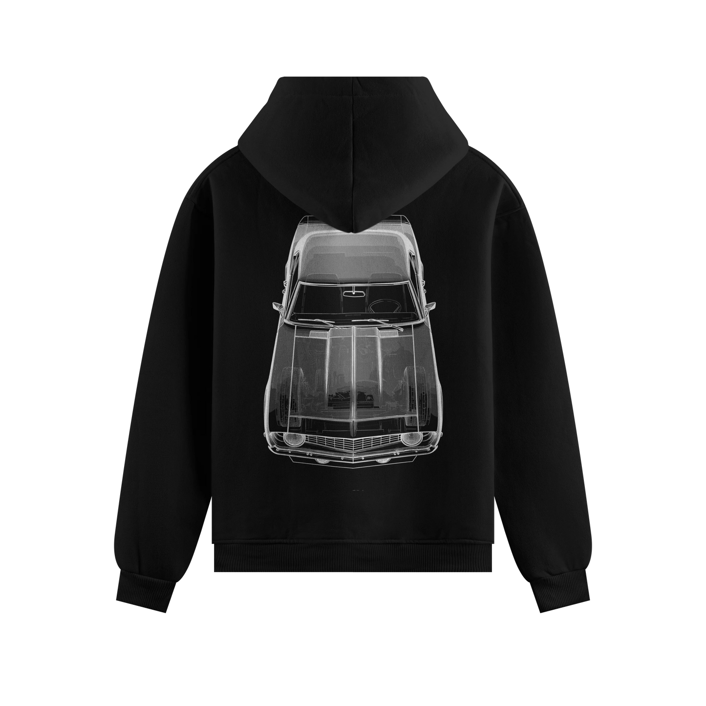 PRDGY Camaro Blueprint Oversized Hoodie