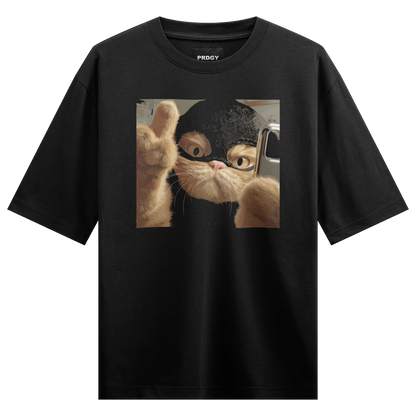 PRDGY Cat Heist Oversized T-shirt