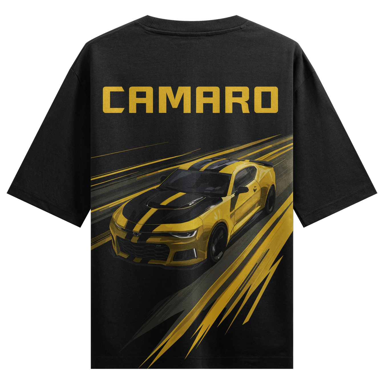Chevrolet Camaro artwork on PRDGY oversized t-shirt