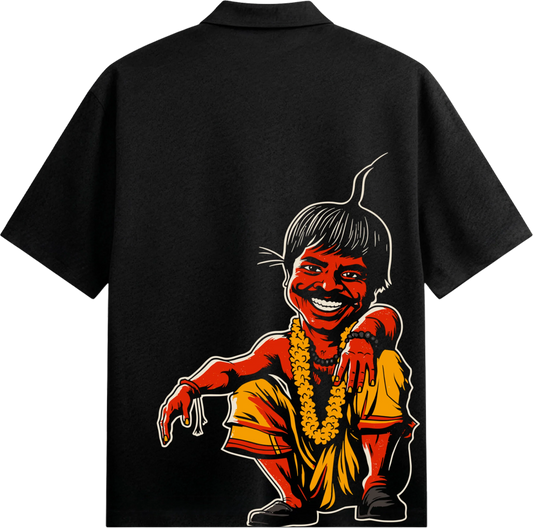 PRDGY Chotay Pandit Oversized Half-Shirt