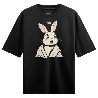 PRDGY Confused Rabbit Oversized T-Shirt