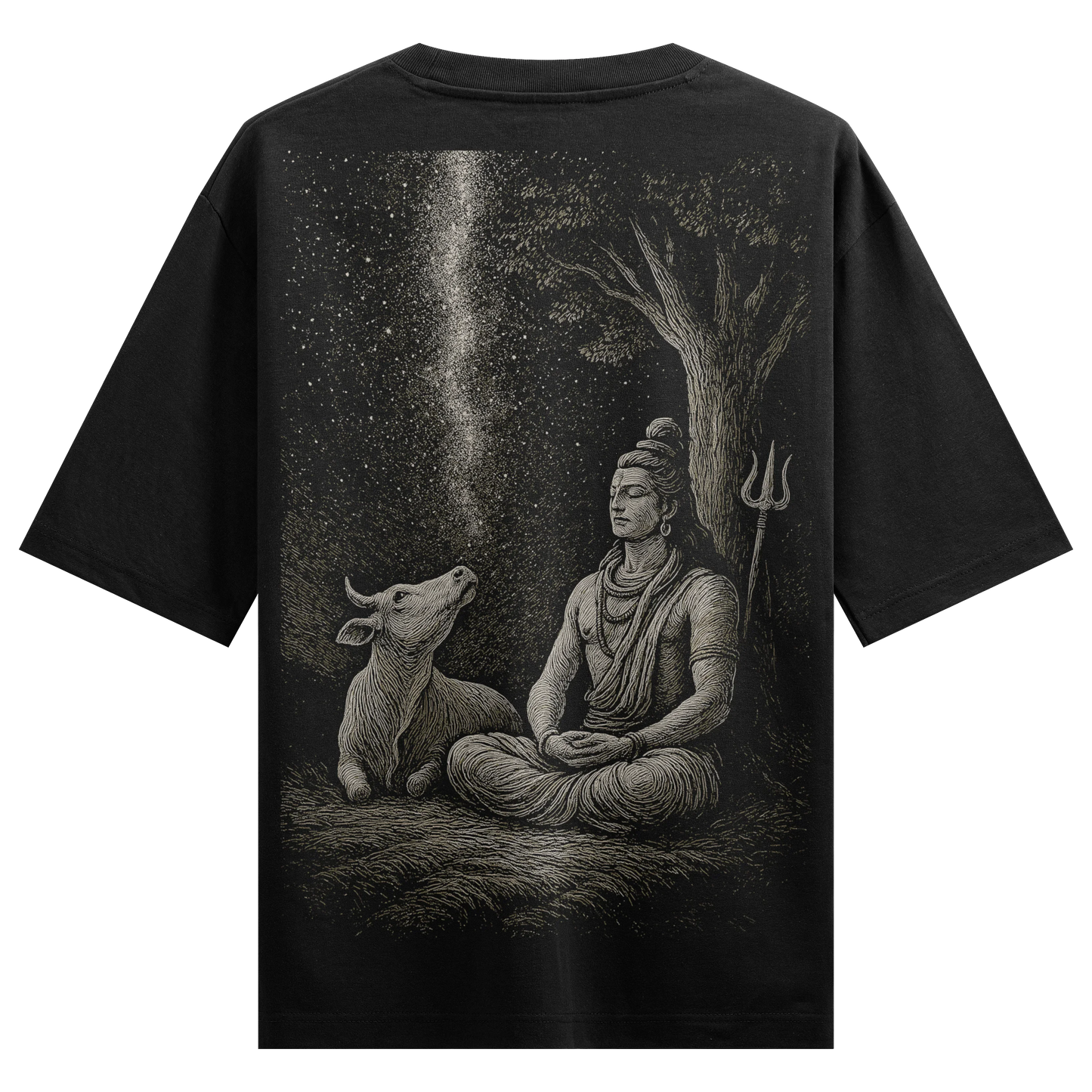 PRDGY Cosmic Yog Oversized T-Shirt
