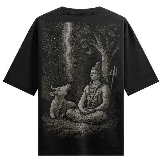 PRDGY Cosmic Yog Oversized T-Shirt