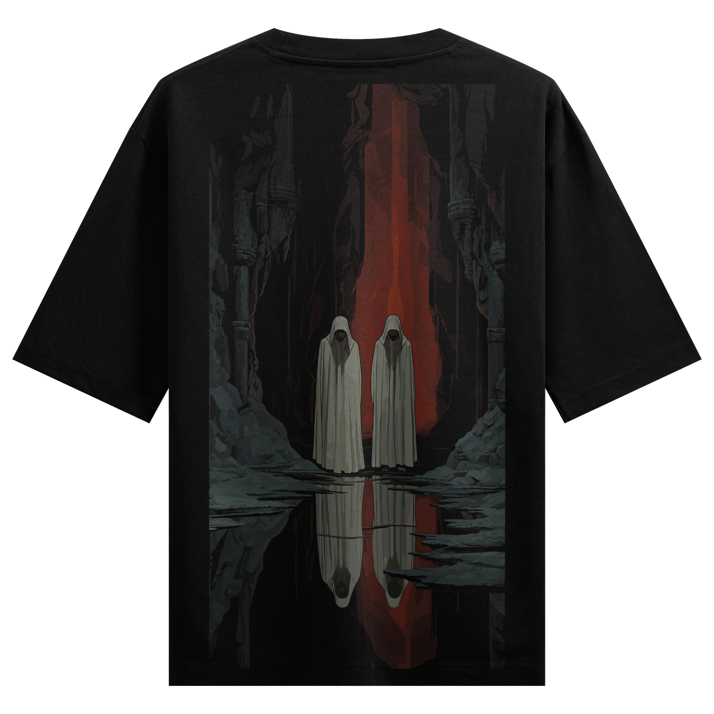 PRDGY Crimson Path Oversized T-Shirt