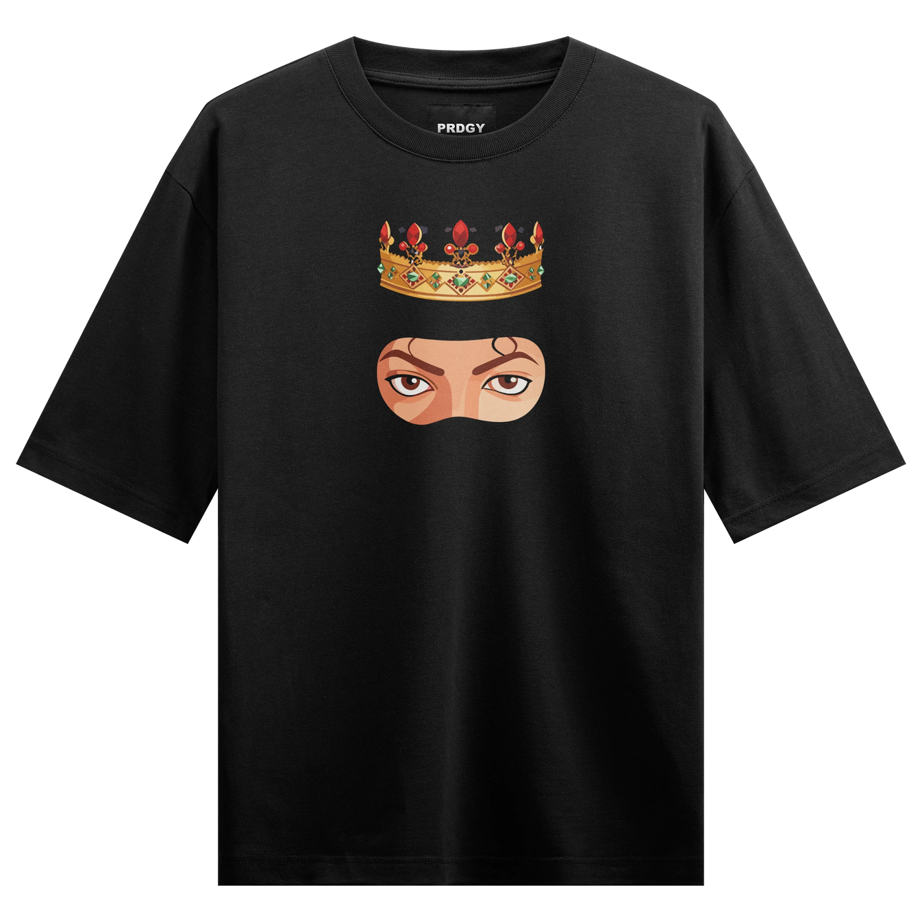 Michael Jackson artwork on PRDGY oversized t-shirt