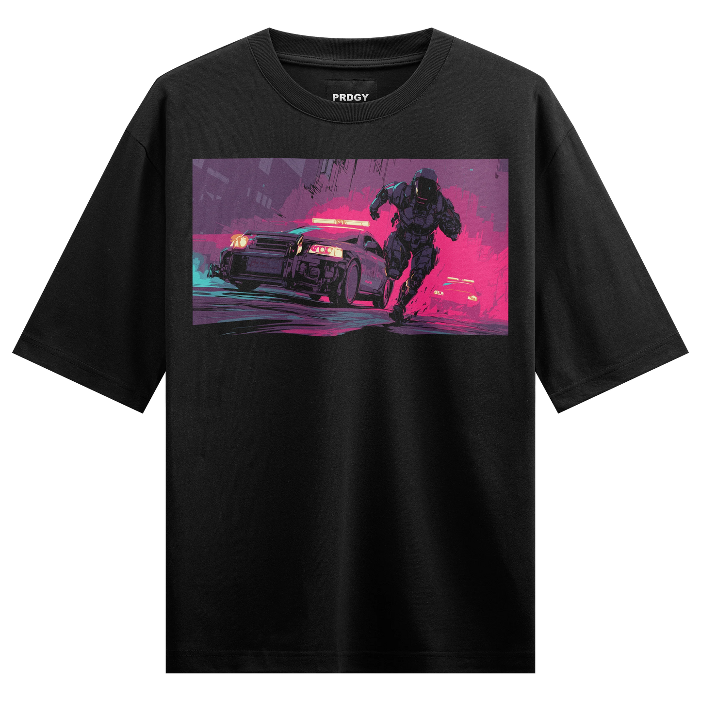 PRDGY Cyber Pursuit Oversized T-Shirt