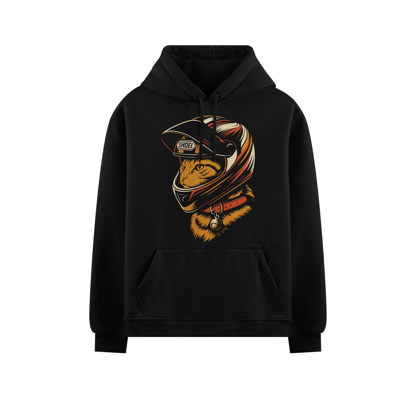 Funny Cat artwork on PRDGY hoodie