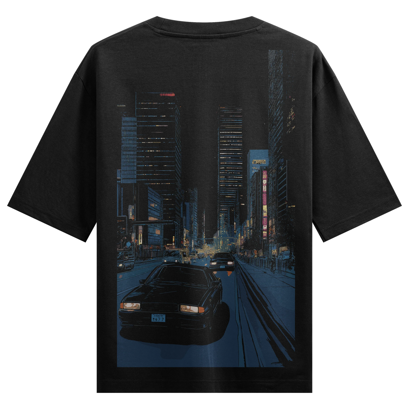 JDM Car artwork on PRDGY oversized t-shirt