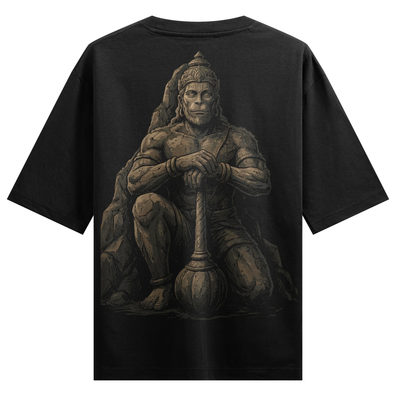Hanuman artwork on PRDGY oversized t-shirt