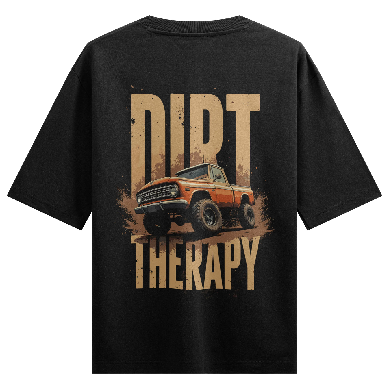 Off-road Truck artwork on PRDGY oversized t-shirt