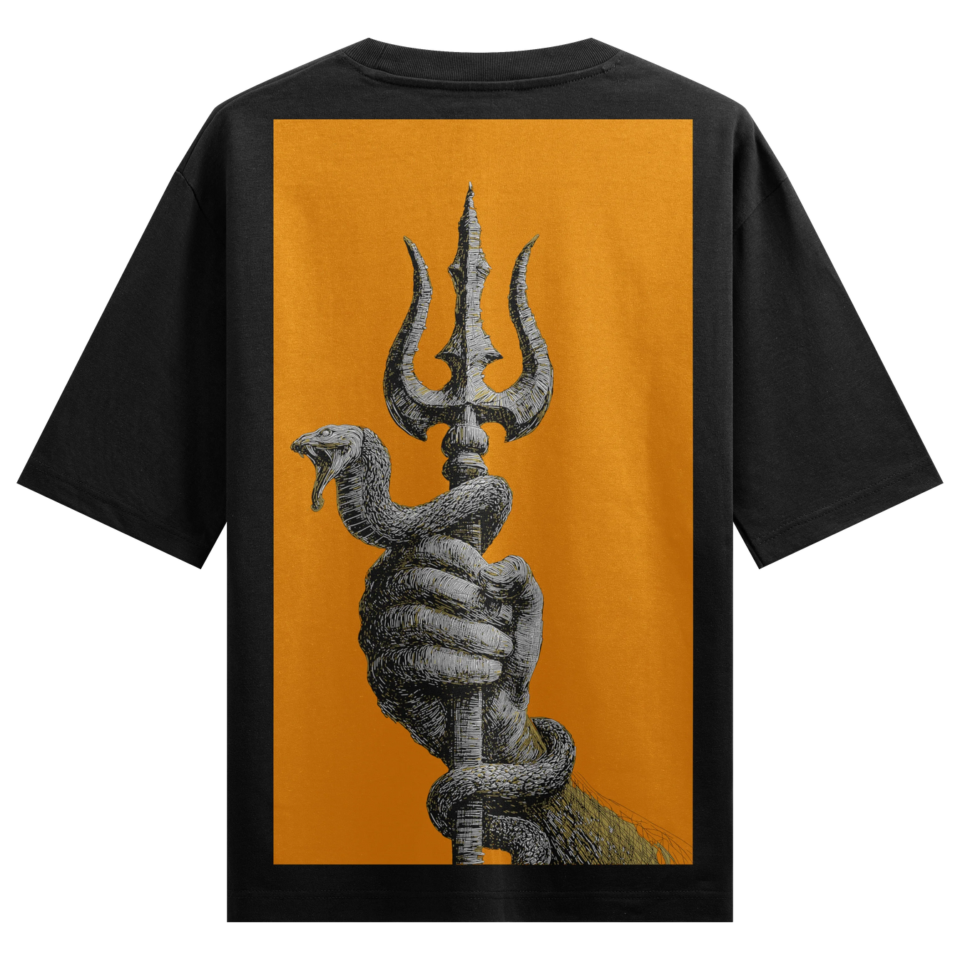 Shiva artwork on PRDGY oversized t-shirt