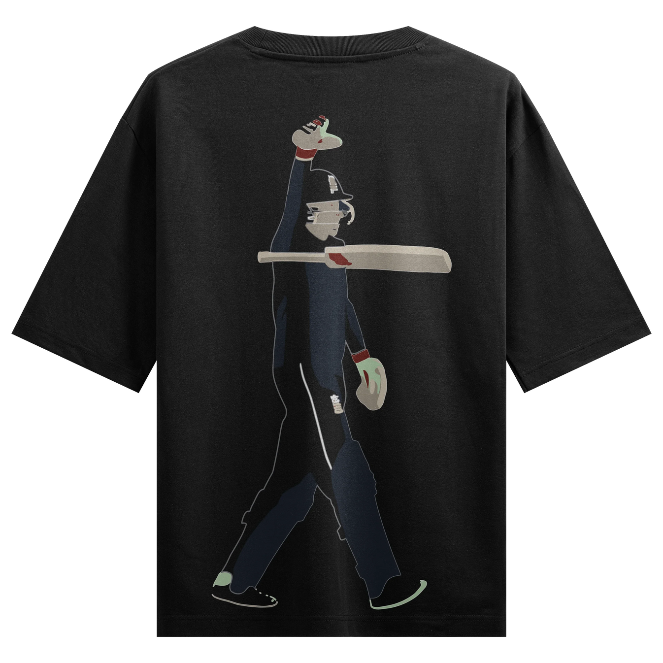 Cricket artwork on PRDGY oversized t-shirt