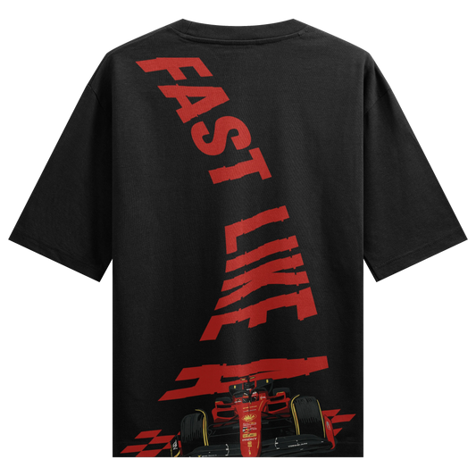 PRDGY Fast Like A Curse Oversized T-Shirt