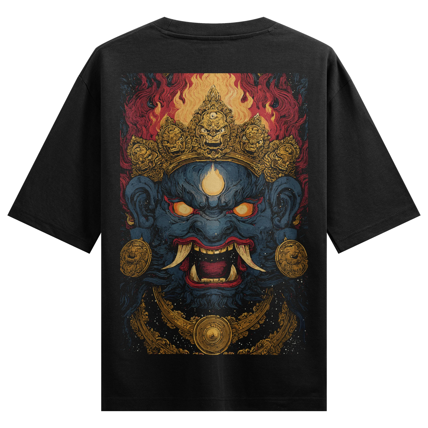 PRDGY Fiery Gaze Oversized T-Shirt