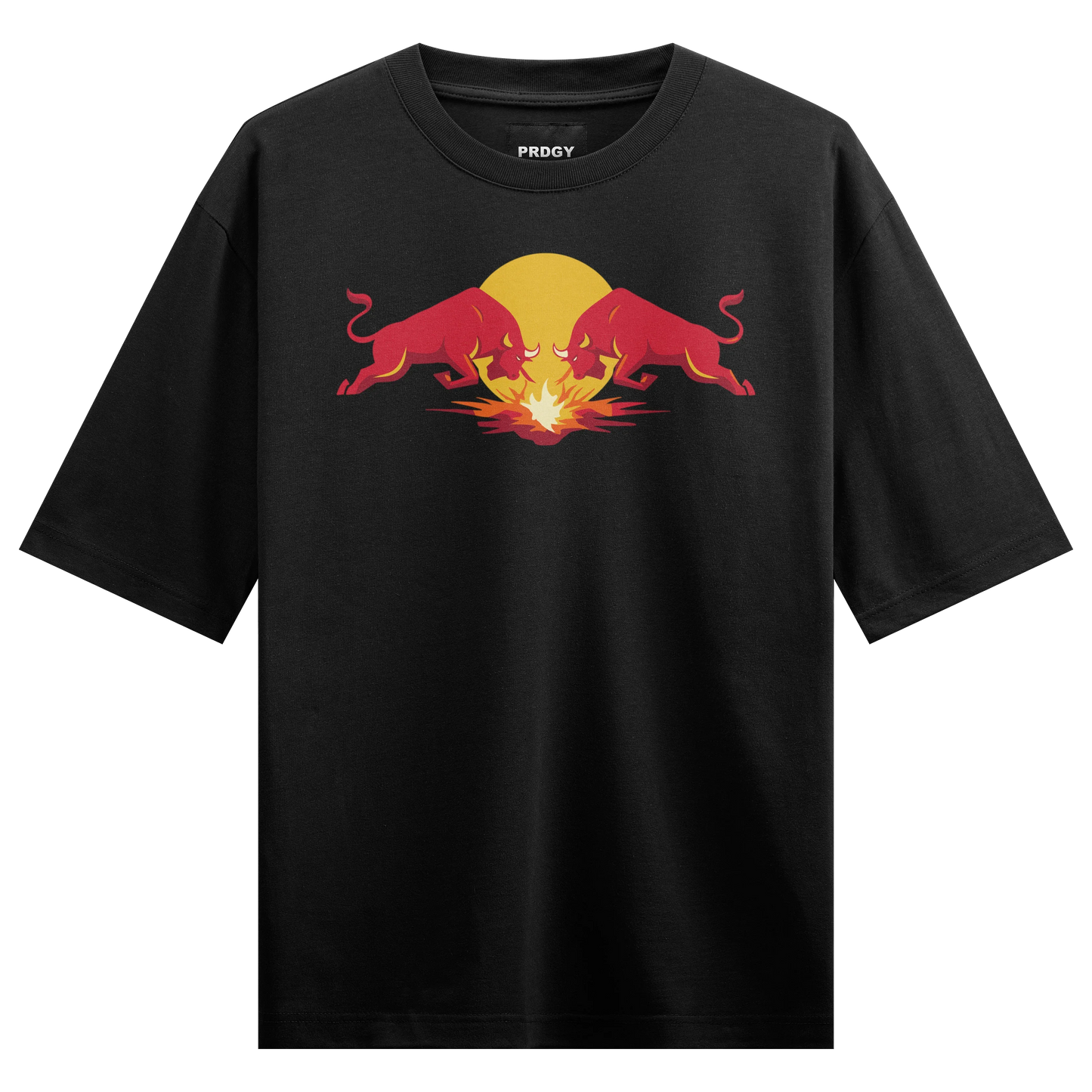 PRDGY Fire Bull Oversized Sweatshirt