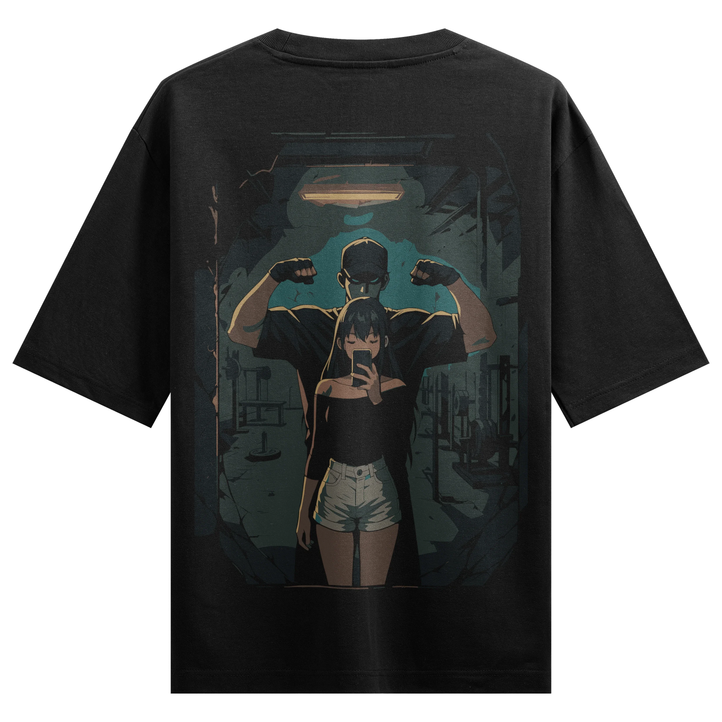 PRDGY Full Power Couple Oversized T-Shirt