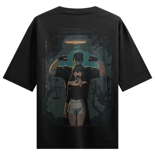 PRDGY Full Power Couple Oversized T-Shirt