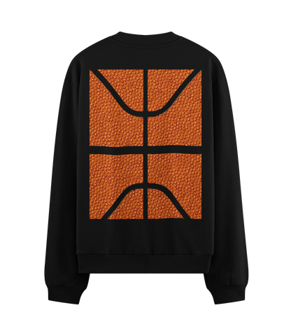 Basketball artwork on PRDGY sweatshirt