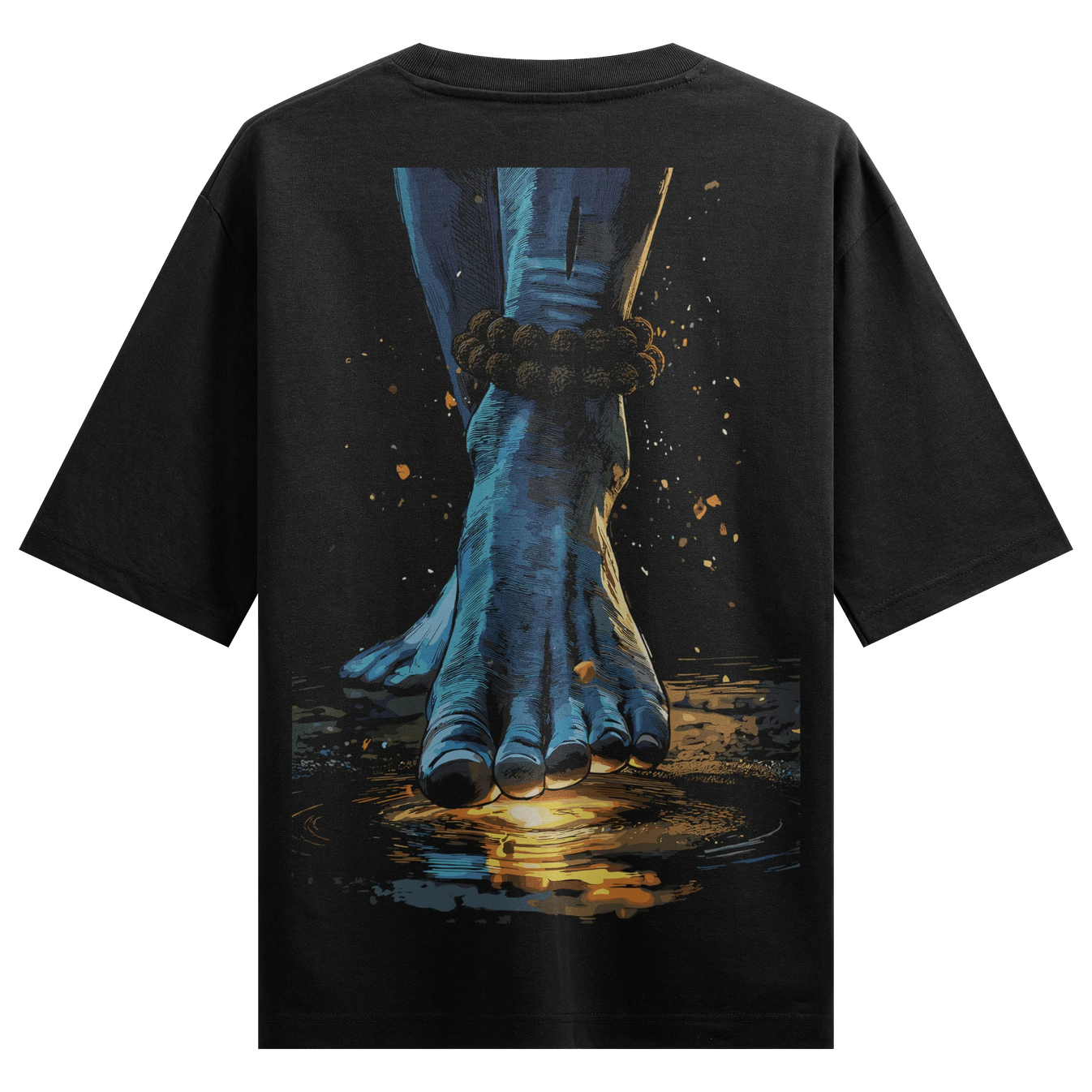 Shiva artwork on PRDGY oversized t-shirt