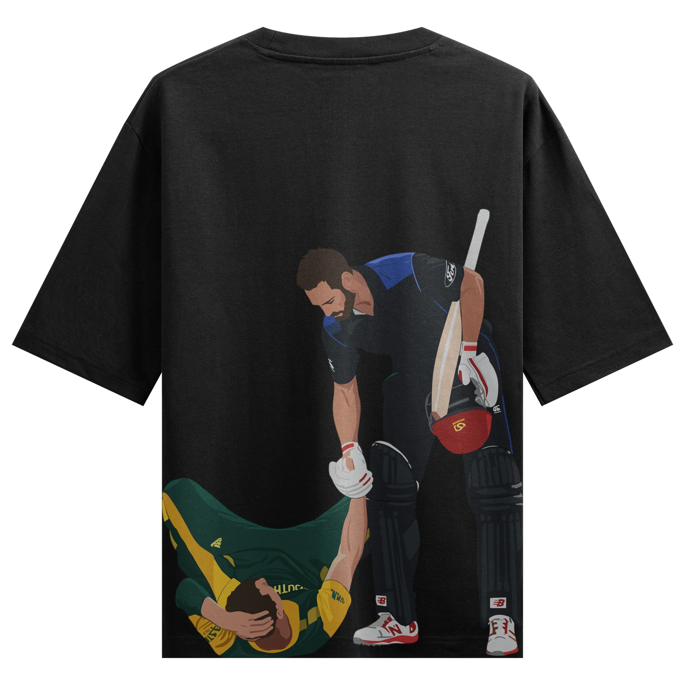 Cricket artwork on PRDGY oversized t-shirt