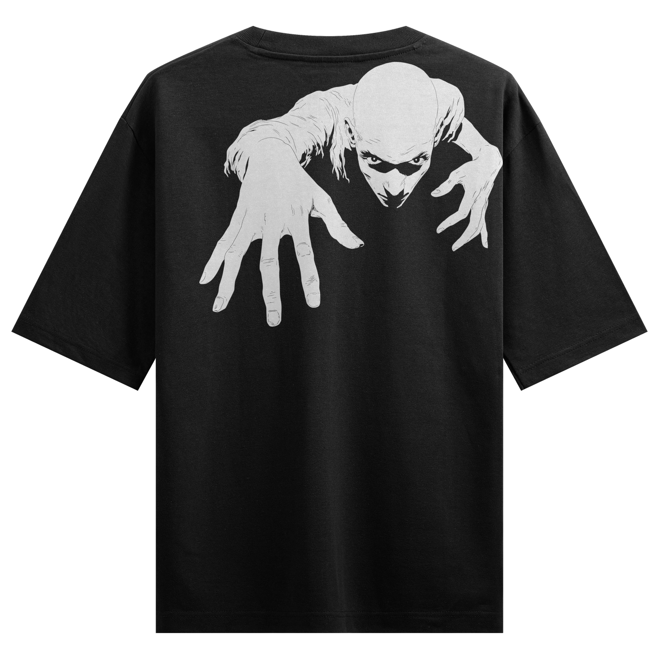 Zombie artwork on PRDGY oversized t-shirt