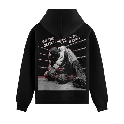 PRDGY Glitch in the Matrix Oversized Hoodie