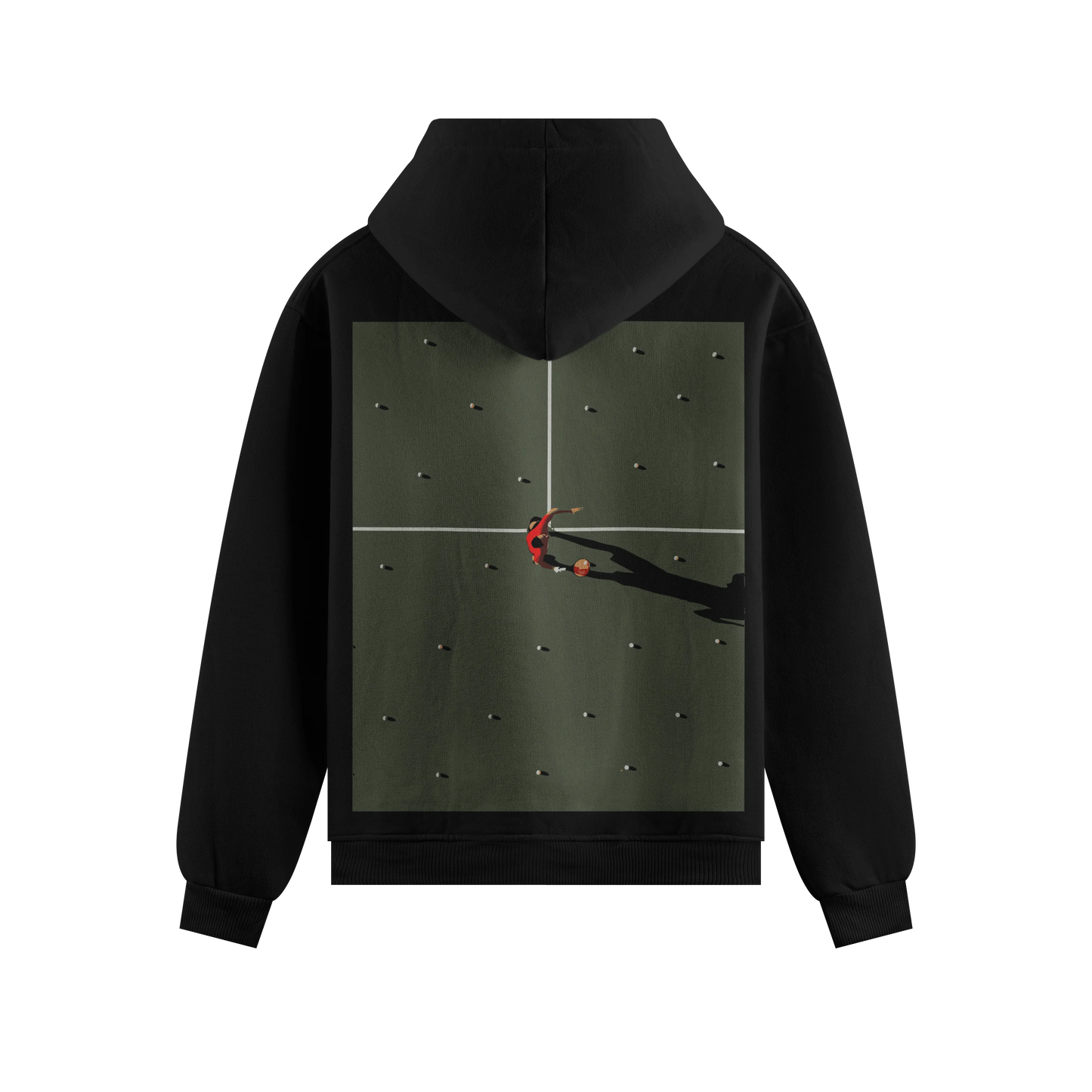 PRDGY Green Drill Oversized Hoodie