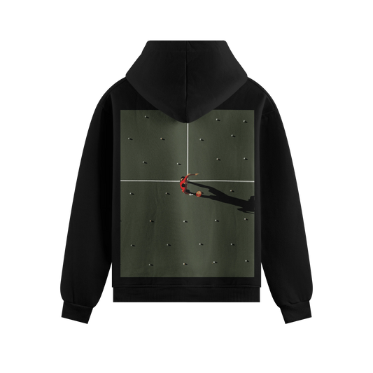 PRDGY Green Drill Oversized Hoodie
