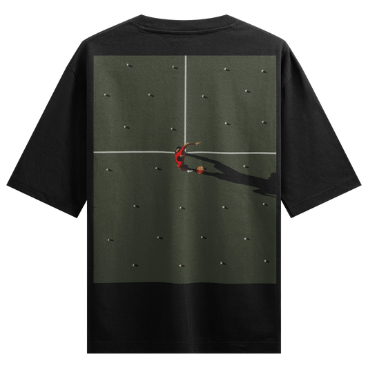 PRDGY Green Drill Oversized T-Shirt