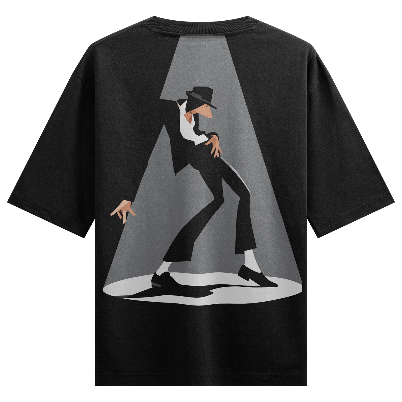 Michael Jackson artwork on PRDGY oversized t-shirt
